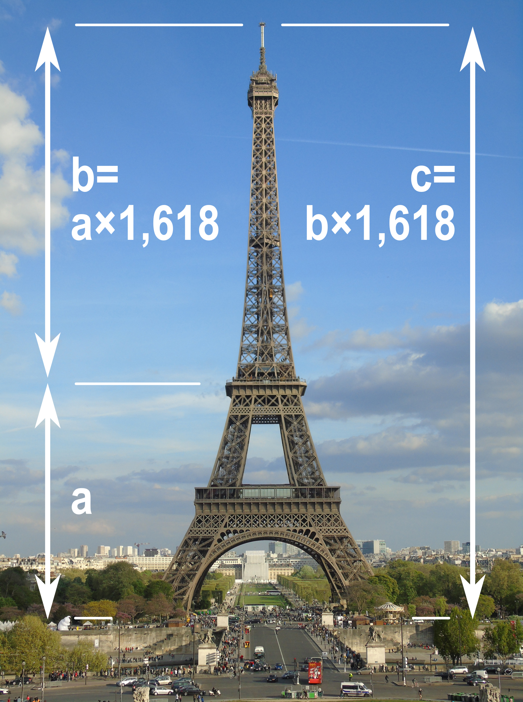 Eiffel Tower illuminated at night