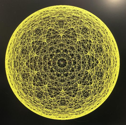Geometric divergence construction inside a circle