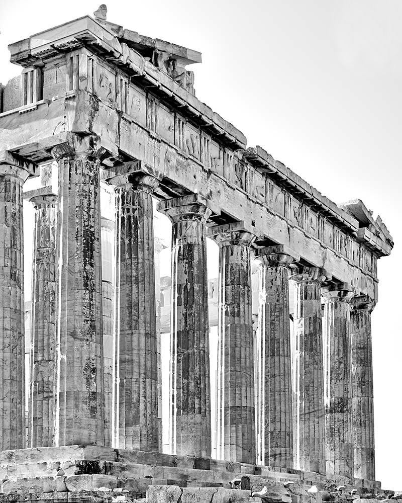Parthenon facade, Athens