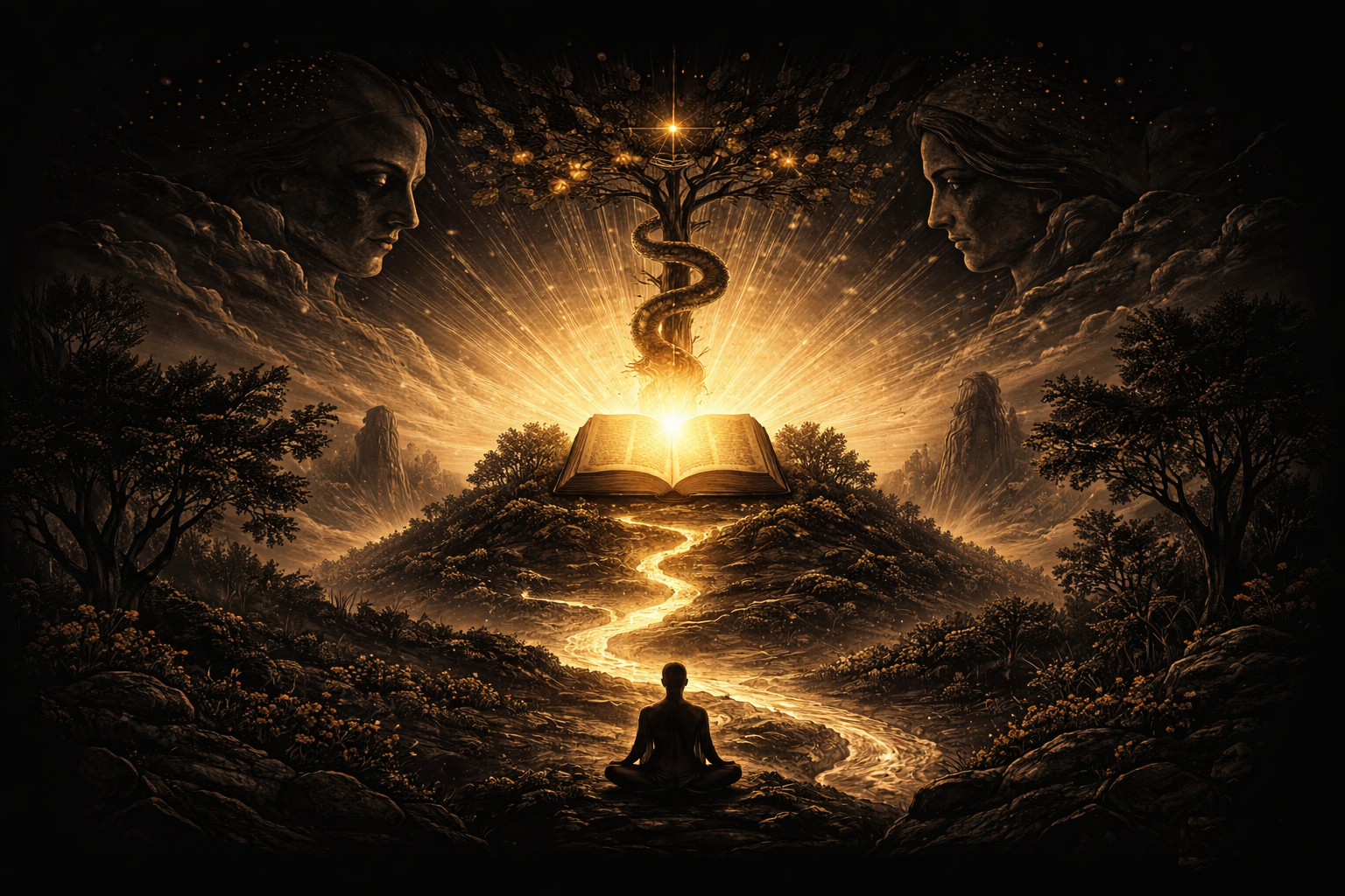 Nondual reflection scene